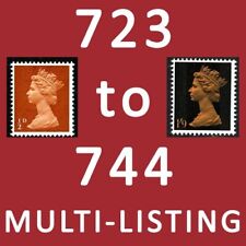 SG723 to SG744 MNH/UM Multi Listing - Pre Decimal Machins