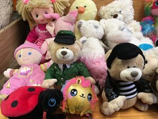 Box 25x Cuddly Soft Toys Wholesale Mixed Brand Gift Market Car Boot Charity Sale