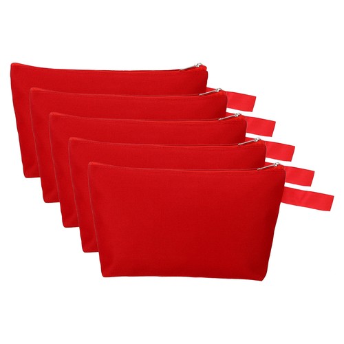 Canvas makeup bags - 12.2, 7.5"