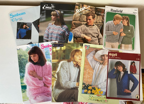 Vintage 1980s mohair knitting - vintage,