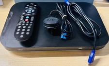Sky Q  ES140 TV Box  with remote Power Cable & HDMI  - Tested Working
