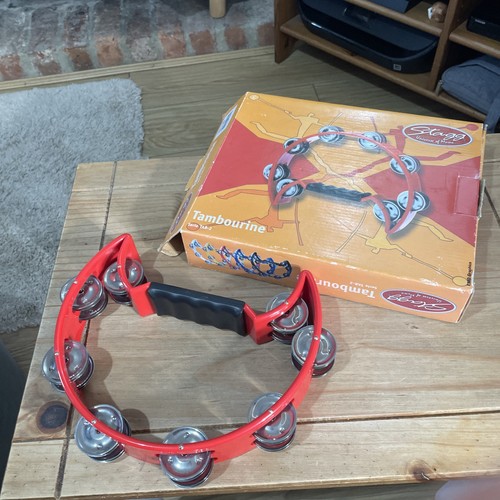 Stagg red tambourine tab - stagg,