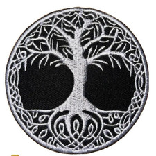 Tree Of Life Patch Iron On Sew On Badge Embroidered Patch - 7.5 Cm