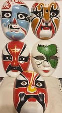 Chinese Opera Masks. Hand
