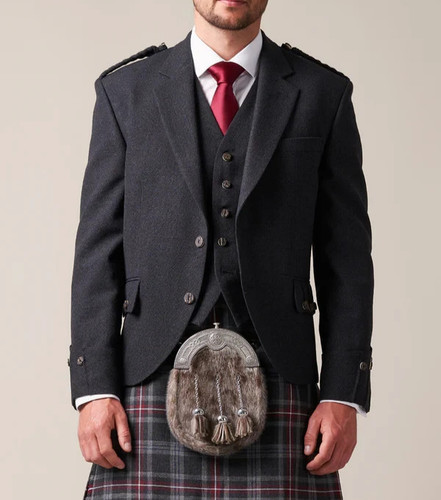 Scottish charcoal grey jacket