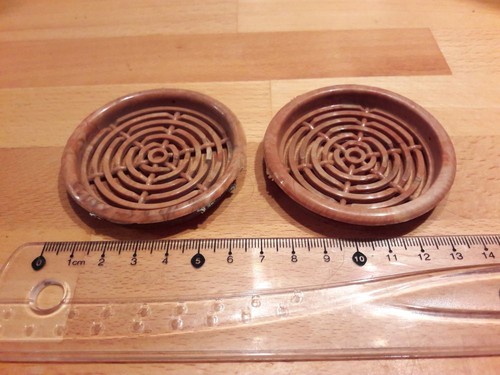 Pair vent grille plastic - pair,