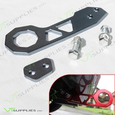 Grey Universal JDM Rear Racing Tow Hook - Top Quality Billet Aluminium