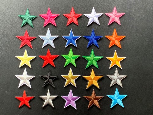 Star iron badge sew on - star,