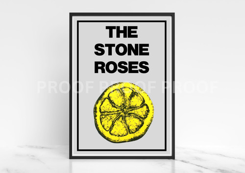 Stone roses poster music - stone, /