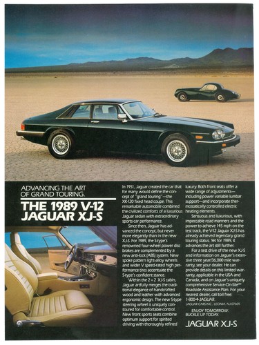1989 jaguar s - jaguar, xj-s