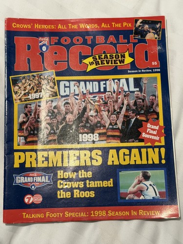 1998 afl football record - 1998,
