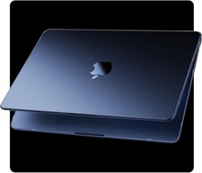 Soonjet case for MacBook Air 13.6" Matte Cover Protective Hard Midnight Clear