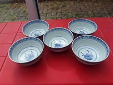 Five Chinese Noodle Rice Grain Bowls