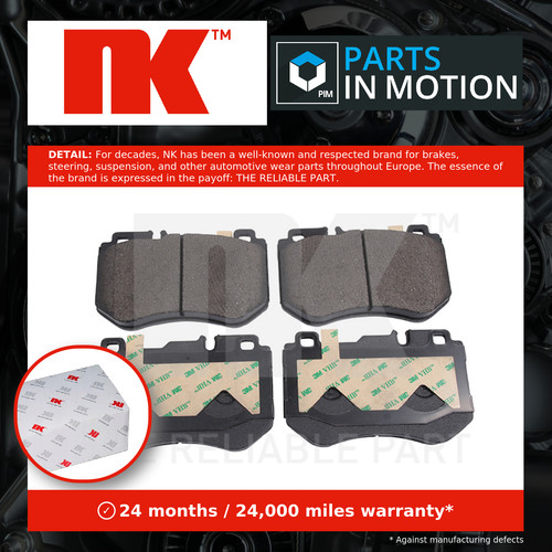 Brake pads set fits - brake, mercedes