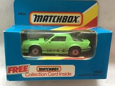 MATCHBOX MB68 CAMARO IROC-Z - BRIGHT GREEN -  BOXED