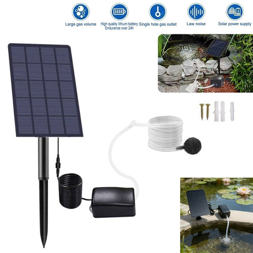 Solar power oxygenator - 2.5w,