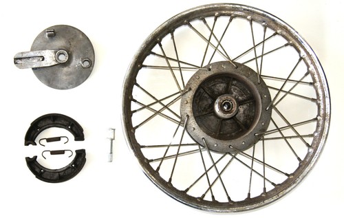 Maico front wheel brake - wheel,