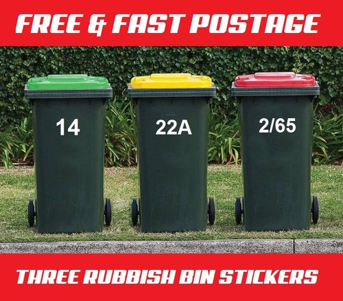 Wheelie rubbish garbage bin - 3,