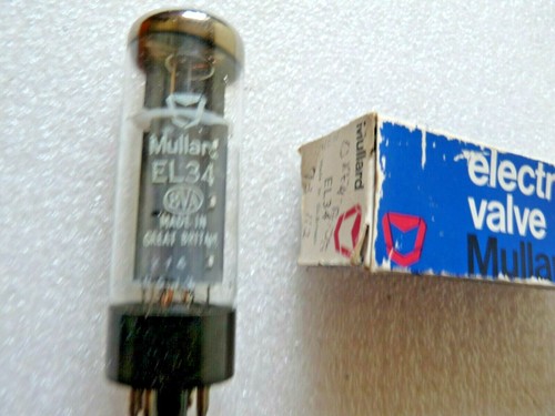 El34 mullard b0j3 - new, old