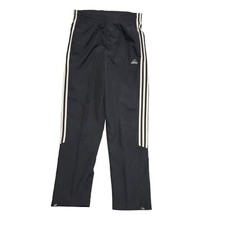 Adidas Grey Straight Leg Tracksuit Bottoms UK Women's 10 W28 L29 H821