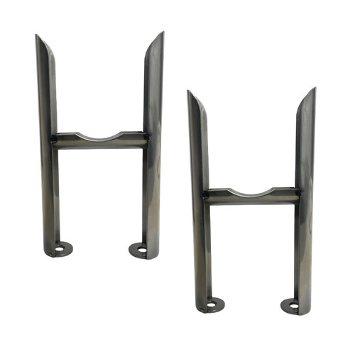Raw metal column radiator feet - raw,
