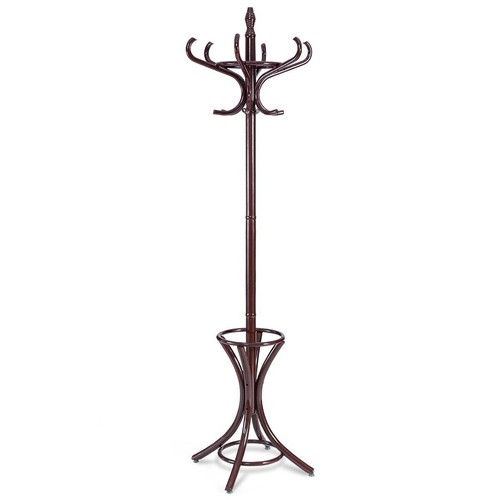 Wooden coat rack - rack, hat