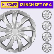 13" Set Of 4 Wheel Covers Snap
