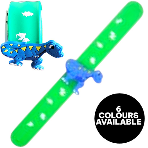 Silicone dinosaur snap - silicone,