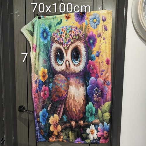 Colourful owl small - colourful, soft