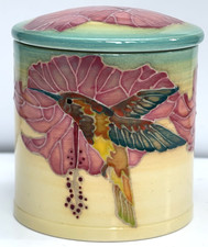 DENNIS CHINAWORKS LIDDED POT Sally Tuffin Des No3 of 100 slight crazing 9.5cmH