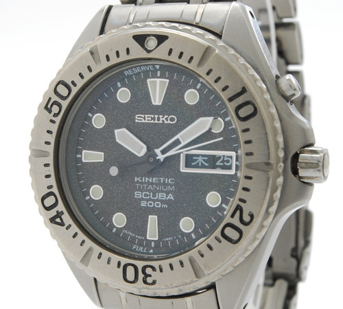 Seiko kinetic scuba 5m63 0b40 - seiko,