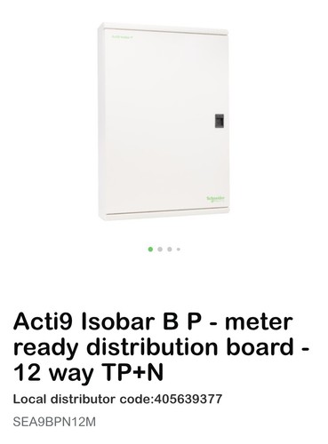Sea9bpn12m 12w acti9 isobar - sea9bpn12m,
