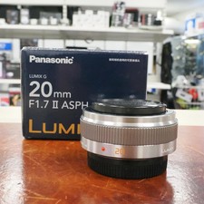 Used Panasonic Lumix G 20mm f1.7 II - Silver - 12 Months Warranty