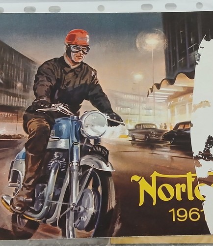 Vintage 1961 norton dealer - norton,