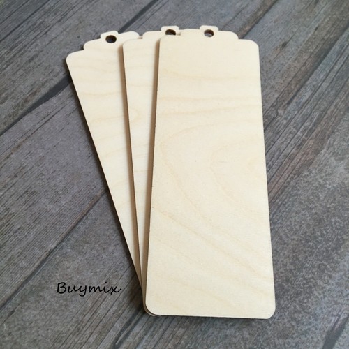 Wooden bookmarks tags set - wooden,