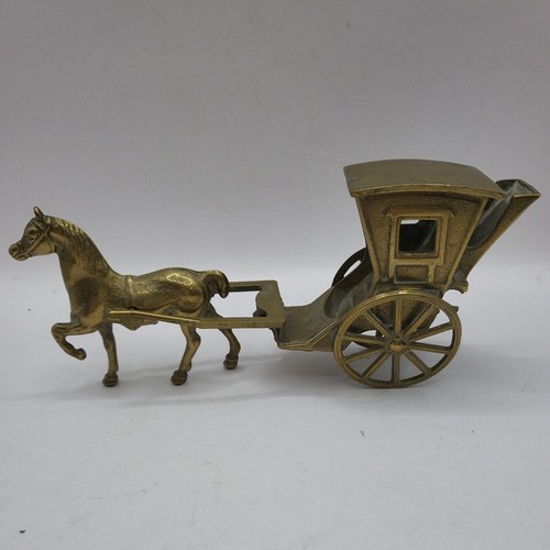 Brass horse and - horse,