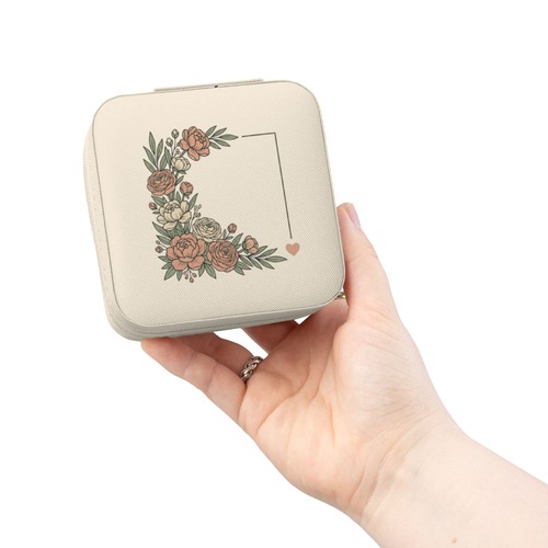 Floral corner frame jewelry - floral,