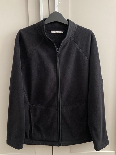 Women black zipped - black, fleece