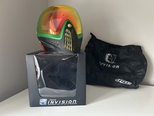 Dye i4 Mask Paintball Thermal HD Lens Limited Edition Rasta Colours