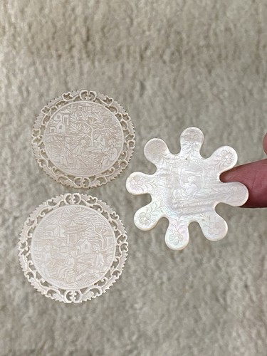 Antique mop mother - of, pearl