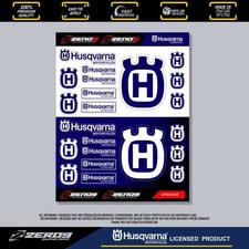 HUSQVARNA STICKERS, MOTOCROSS