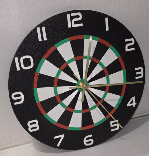 Dartboard wall clock darts - ,