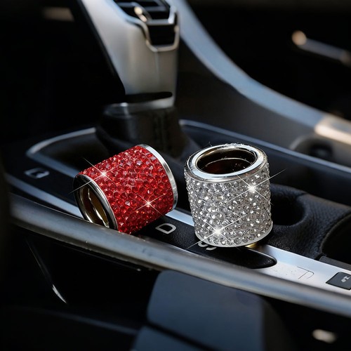 Shiny rhinestone car seat - shiny,
