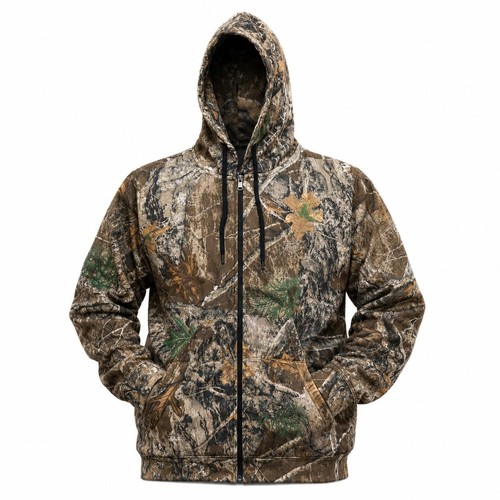 Men camouflage zip hoodie - zip,