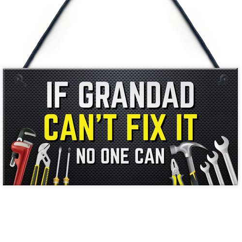 Grandad sign hanging shed - grandad,