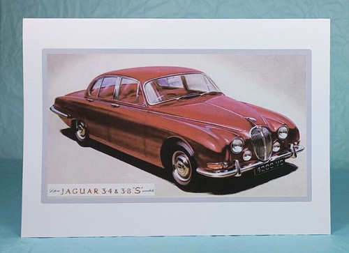 Jaguar model greeting card - jaguar,