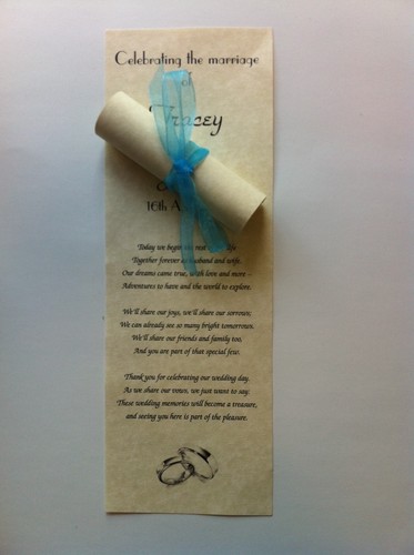 100 personalised wedding - 100,