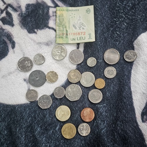 Foreign coins lot 1 - 22,