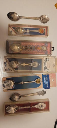 Vintage collector spoons - vintage,