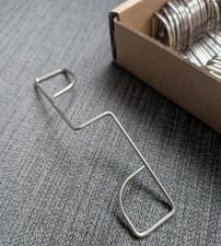 25 Pieces Stainless Steel Fence Panel Clips and Wedges